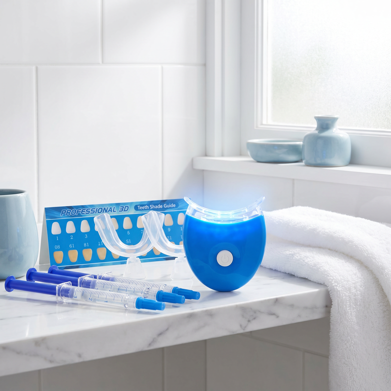 LED Teeth Whitening Kit - Erase Deep Stains, Boost Smile Radiance Fast