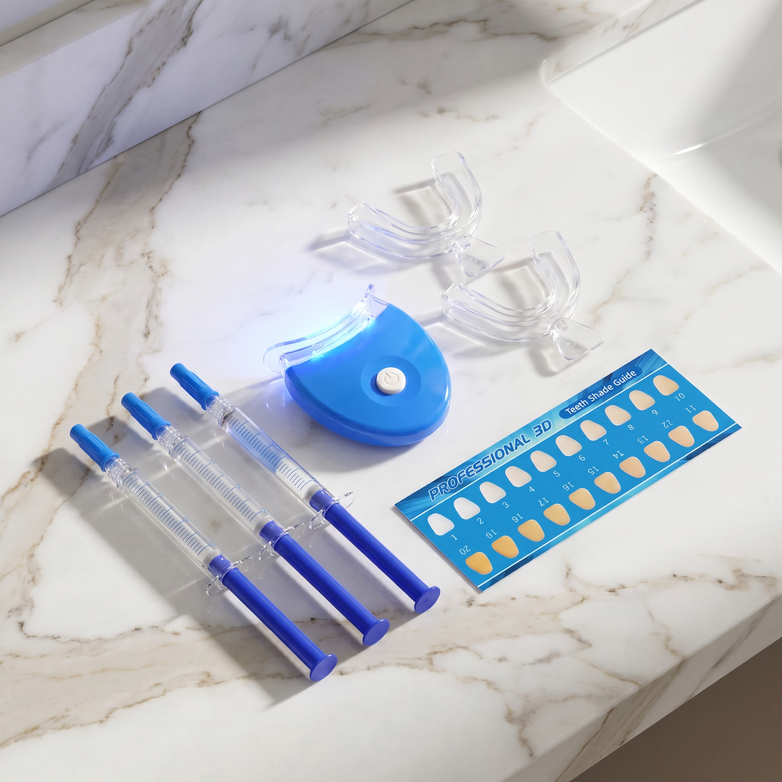 LED Teeth Whitening Kit - Erase Deep Stains, Boost Smile Radiance Fast