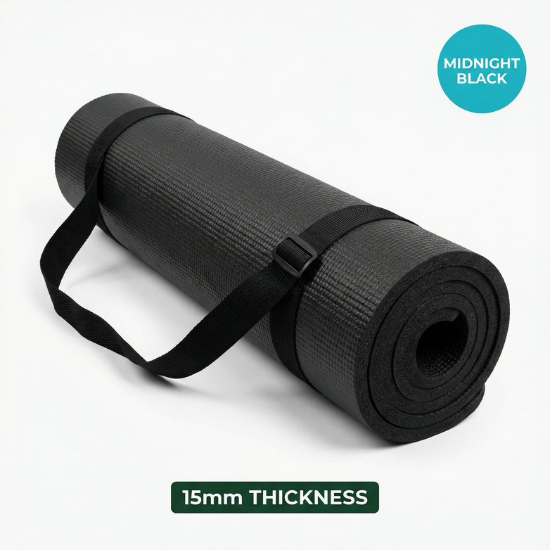Premium Yoga Mat - Extra Cushioning, Built To Last