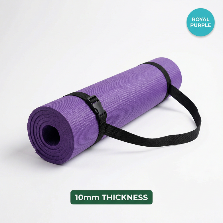 Premium Yoga Mat - Extra Cushioning, Built To Last