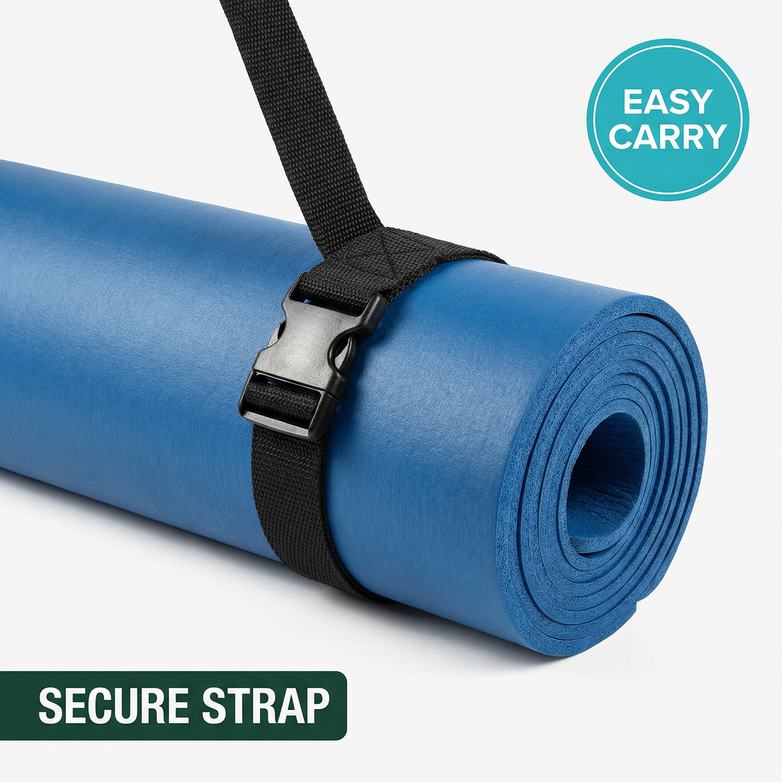 Premium Yoga Mat - Extra Cushioning, Built To Last